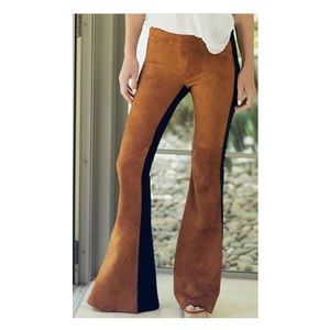 ASbyDF Joni Suede Flare Leggings